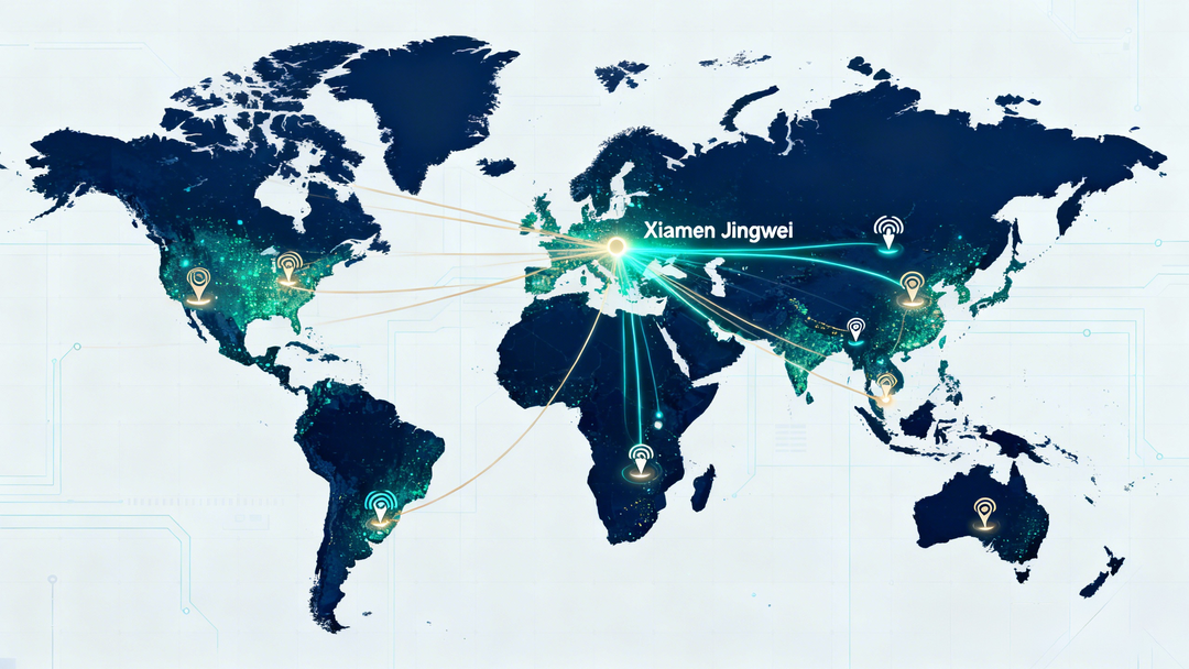 Jingwei Technology betjener stolt en global kundebase, med utstyr eksportert til en rekke land på tvers av kontinenter, inkludert India, Vietnam, Singapore, Australia, Canada, USA, Mexico, Brasil, Argentina, Storbritannia, Tyskland, Nederland, Tyrkia, Polen og mange flere. Vår voksende globale tilstedeværelse er et bevis på kvaliteten og verdien av våre løsninger.