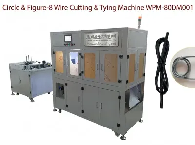 Automatisk sirkel-8 klippeviklemaskin for kabler WPM-80DM001