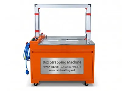 Halvautomatisk boks-stroppemaskin for kartongbinding WPM-X201