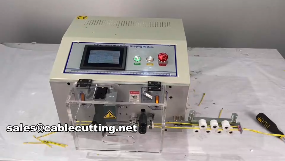Pelacables Automático con Pantalla Táctil WPM-SDBS | Máquina de Procesamiento de Cables