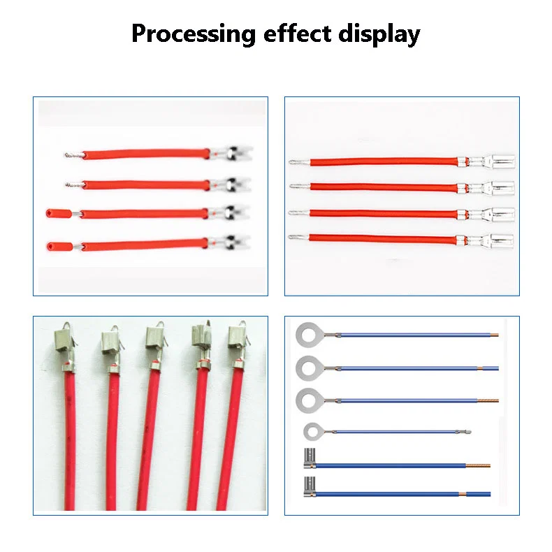  Automatisk kabelstrippe-, krimp- og vridningsmaskin, denne automatiske krimpemaskinen