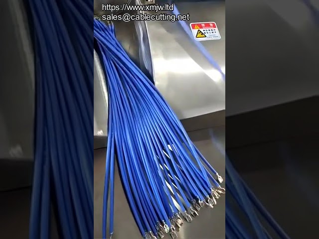 Double End 5 Cable Automatic Wire Stripping Cutting Twisting Terminal Crimping Soldering Machine