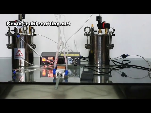 Manuell trykktønne for AB-limdispenser – 2-komponent blandemaskin for halvautomatisk limfylling
