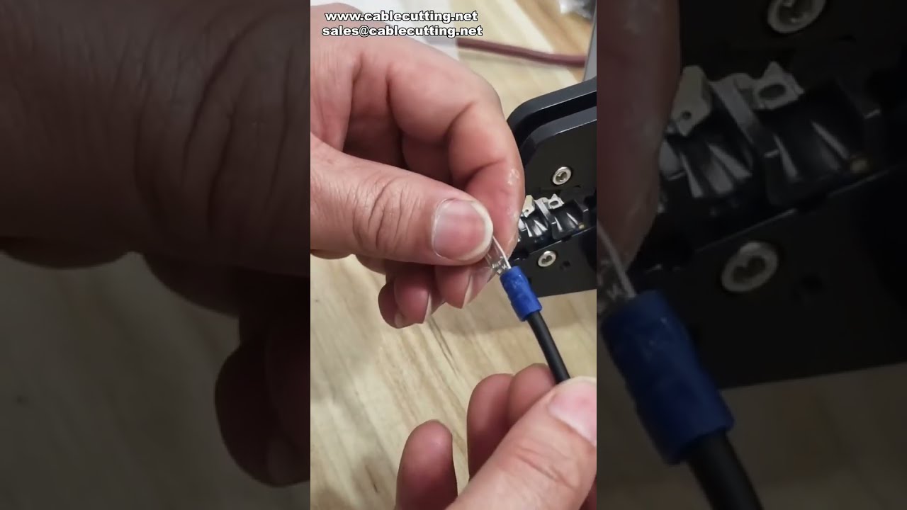 Versatile Pneumatic Terminal Crimping Machine for Testing Various Terminals #factory #machine