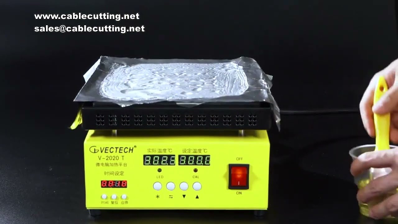 956S Varmebord 300W – Dobbel skjerm, LED-lampe, justerbar temperatur for presisjonslodding