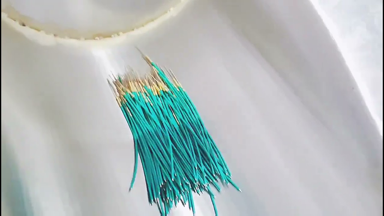 RJ Network Connector Gold Pin Terminal Wire Fully Automatic Processing