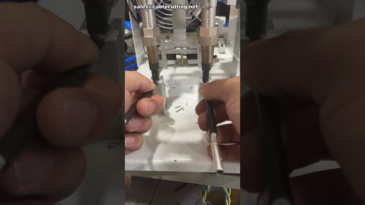 Semi Automatic Dual Gun Soldering Machine for Terminal Tinning Doubles Efficiency #factory #machine