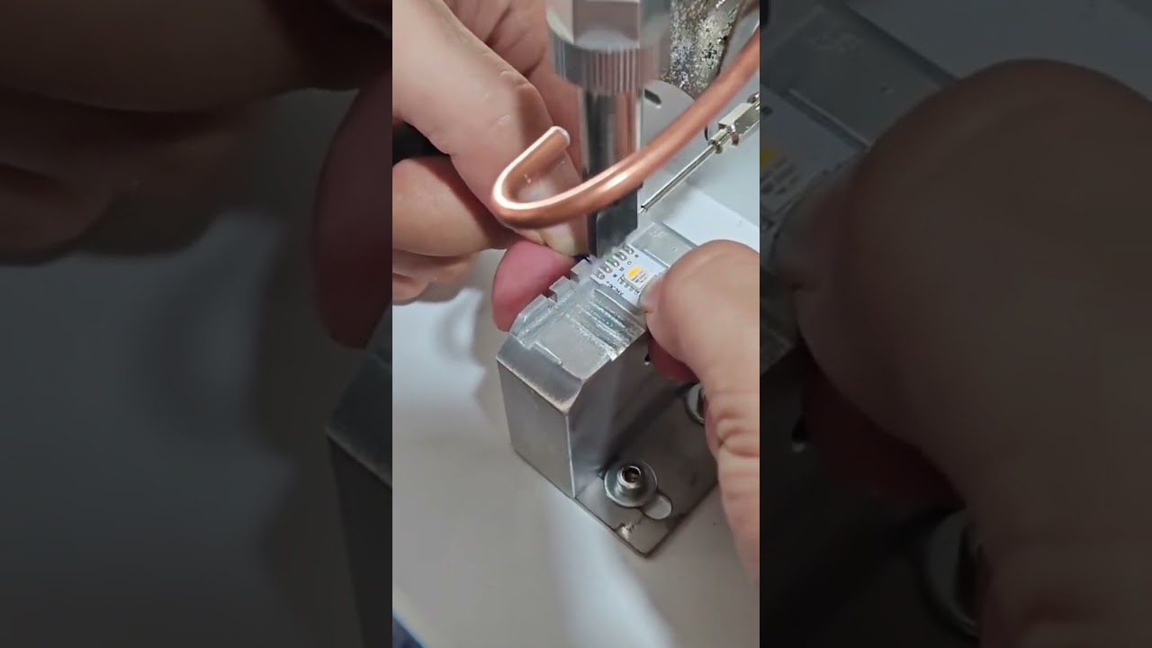 Semi Automatic Soldering Machine Soldering 5 Points at Once Solder Joints #factory #machine #tools