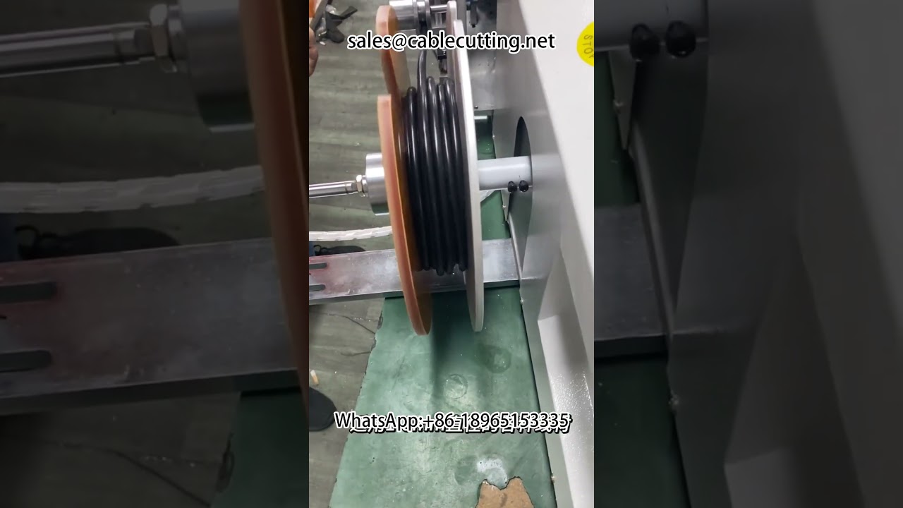 Automatic metre counting sorting winding cutting tying machine #metre counting winding machine #wire