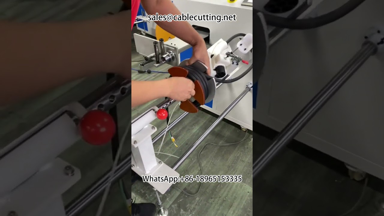 New energy charging gun row wire winding machine #wire winding machine #row wire #wire harness proce