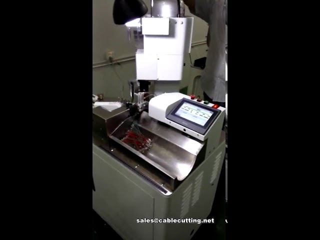 Fully Automatic Terminal Crimping Machine | Double Wire Cutting Stripping Crimping Machine