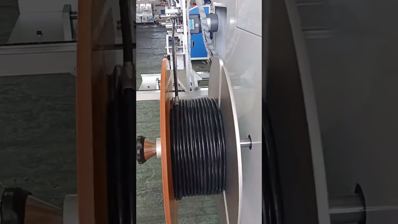 Floor Standing Automatic Meter Counting, Traversing, Cutting & Wire Coiling Machine 50kg Capacity