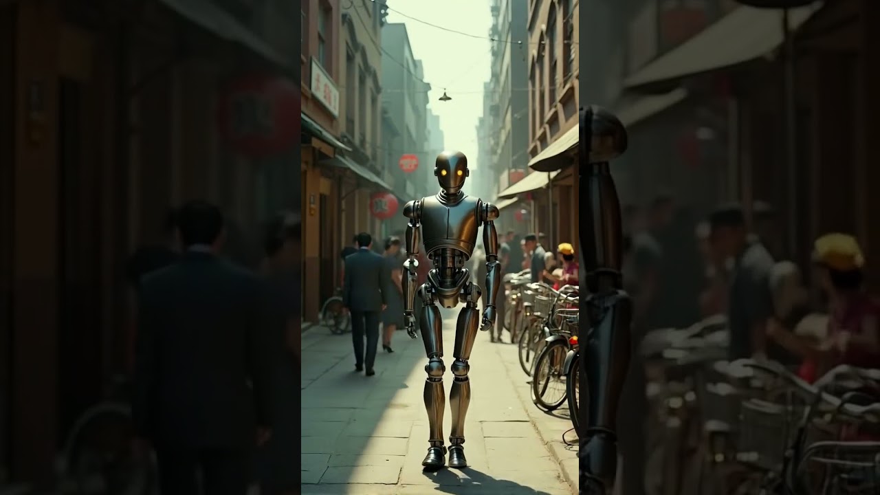 Urban robots appear suddenly. #cable #machine