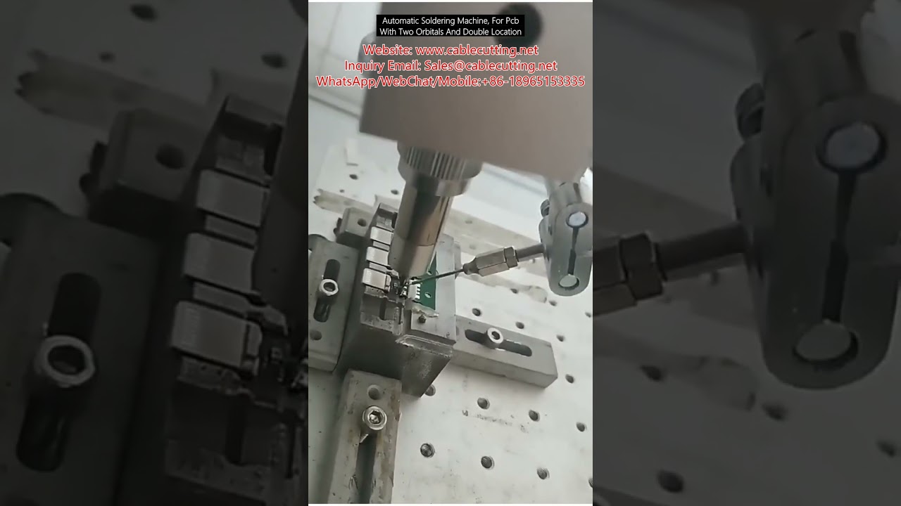 Automatic Soldering Machine, For Pcb With Two Orbitals And Double Location