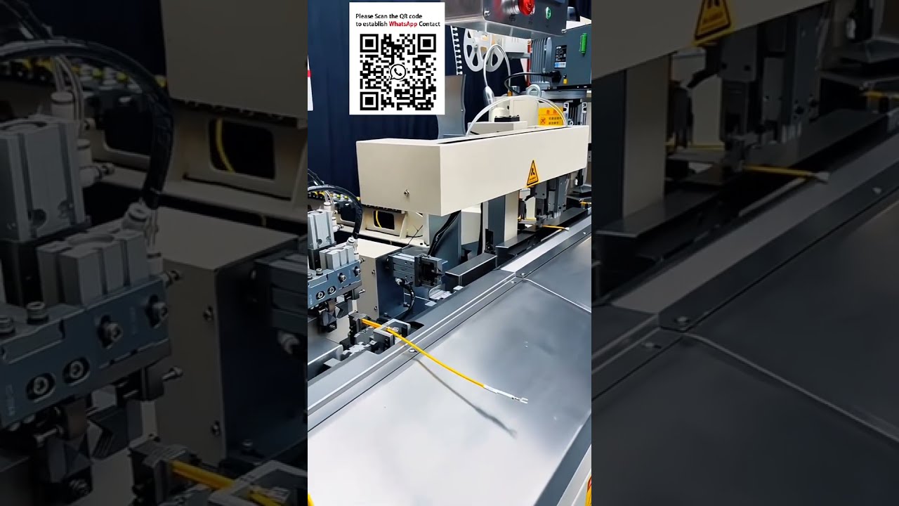 Automatic Crimping Machine with Print & Insert Number Tube for Co Crimp Terminals