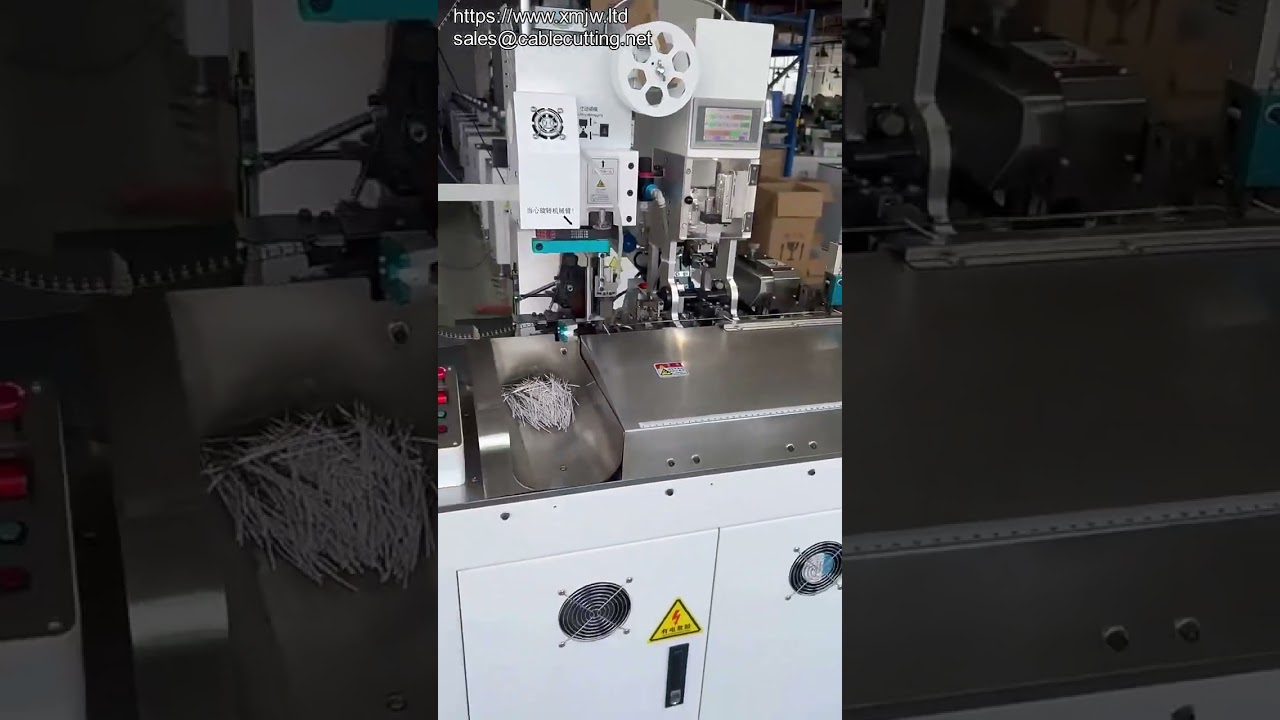 Fully Automatic Multiple Position Inserting Terminal Crimping Machine With Wire Stripping Tin Dippin