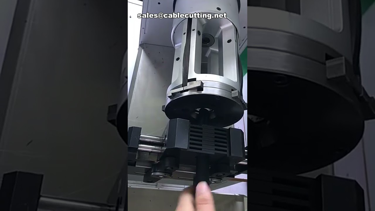 Automatic New Energy Coaxial Cable Rotary Stripping Machine Rotary Stripper For Harder Cables Stripp