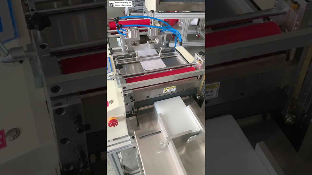 Maskin for automatisk stansing og skjæring av PET-film med justerbar posisjon og mikroprosessorstyring for presis og effektiv prosessering