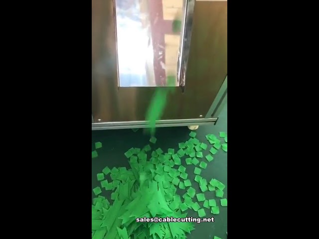 Ultrasonic fishtail shape cutting machine, high speed ribbon cutting machine