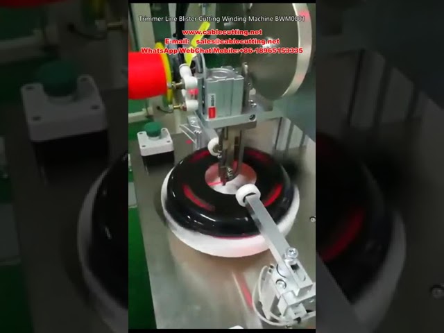trimmer line blister cutting winding machine BWM0001