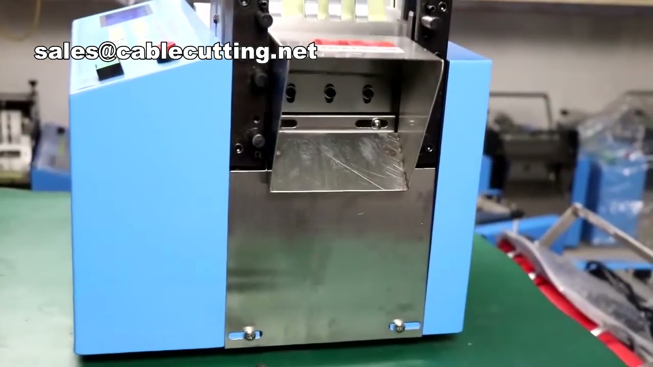 Industrial Wire, Cable, and Rope Cutting Machine for Automation