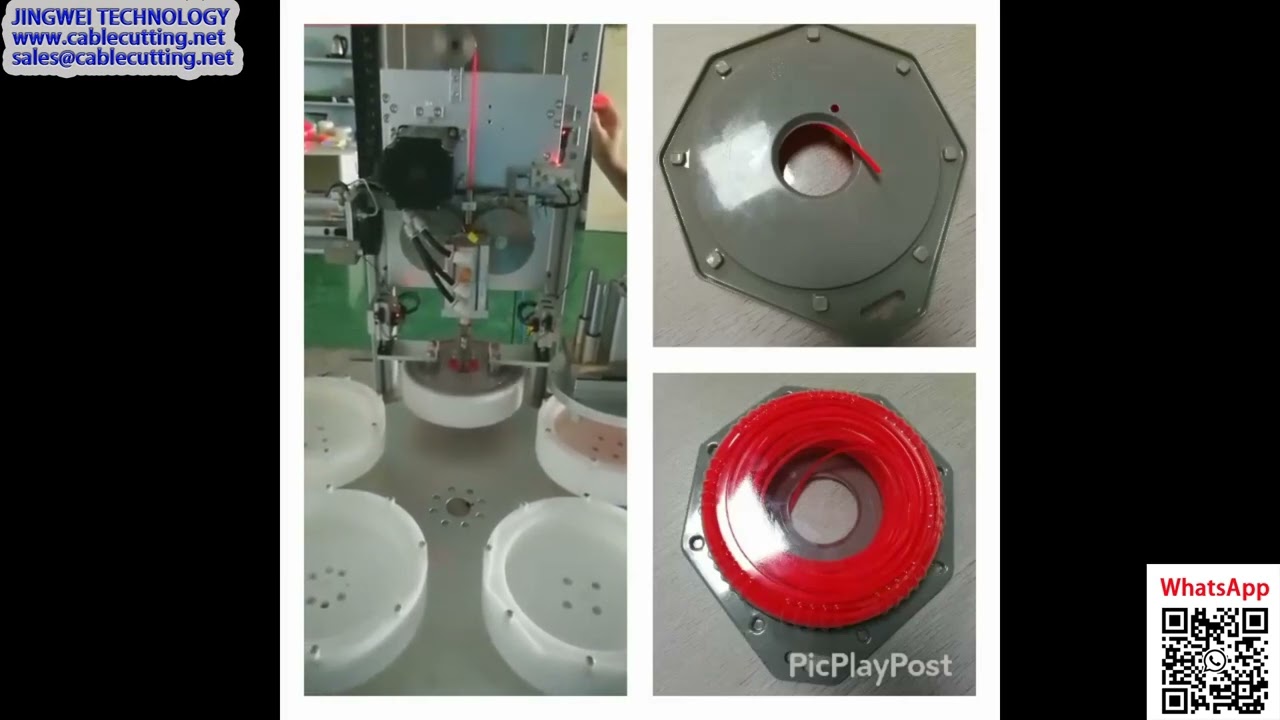 Automatic Winding Machine for Trimmer Line Snap On Blister Packs