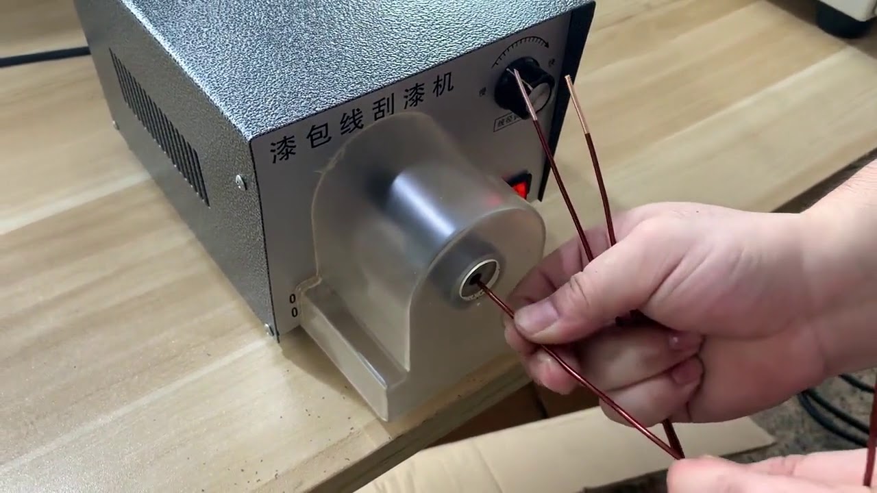 Enameled Copper Wire Paint stripper stripping Scraping Scraper Machine