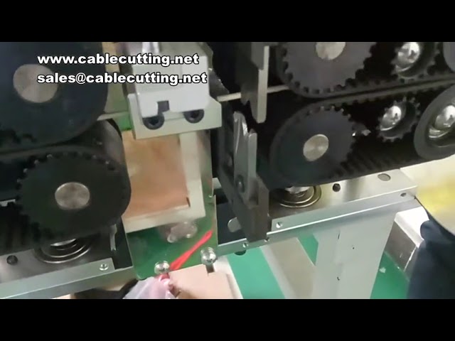 Coaxial cable stripping machine, silica gel high temperature line multi section peeling rotary strip