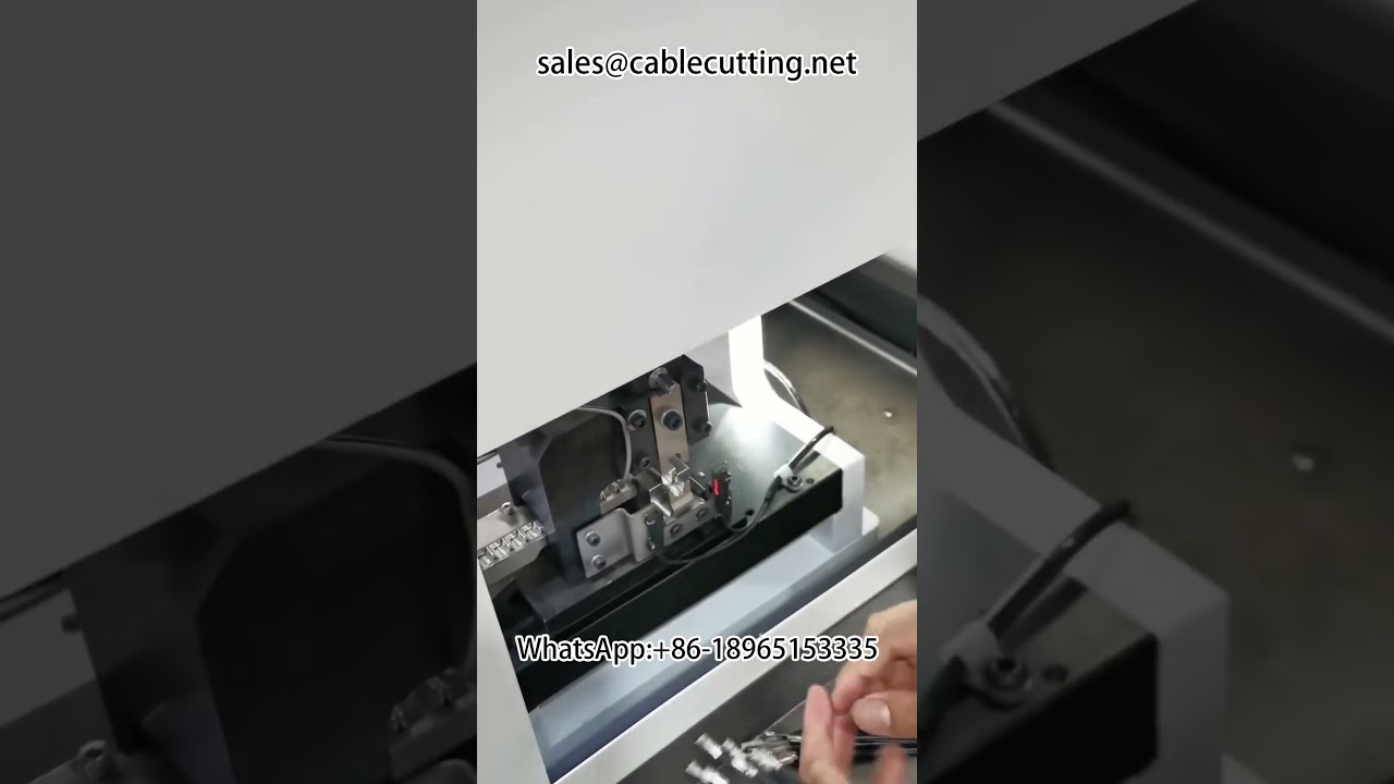 Massekrymping med vibrerende brettmating | Automatisk bilkabelstrippingsmaskin #wireharness