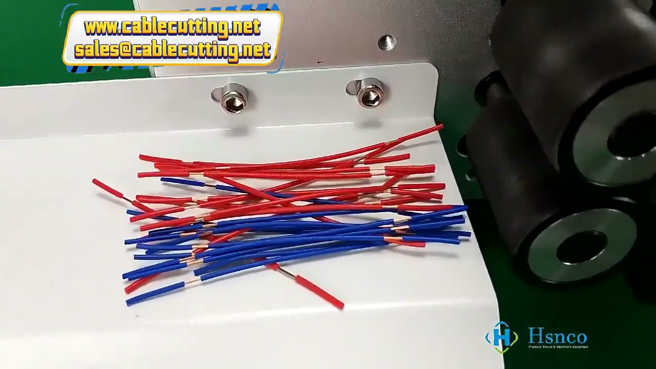 Trådavisolering og kabelkuttemaskin for ledninger 0,02 mm² til 2,5 mm²