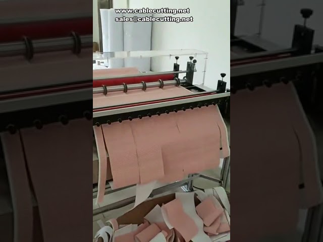 Automatisk CNC-krysskuttemaskin for non-woven og maskestoff med presisjonsluftkniv
