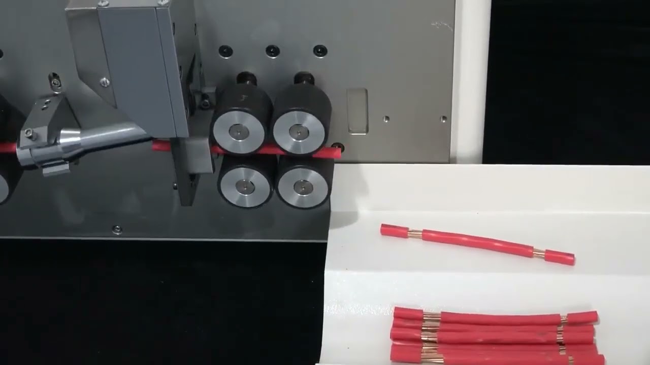 8 Wheels Touch Screen Electric Cable Stripping Cutting Machine For Wire Single Line 2 5 25mm2 4 35mm