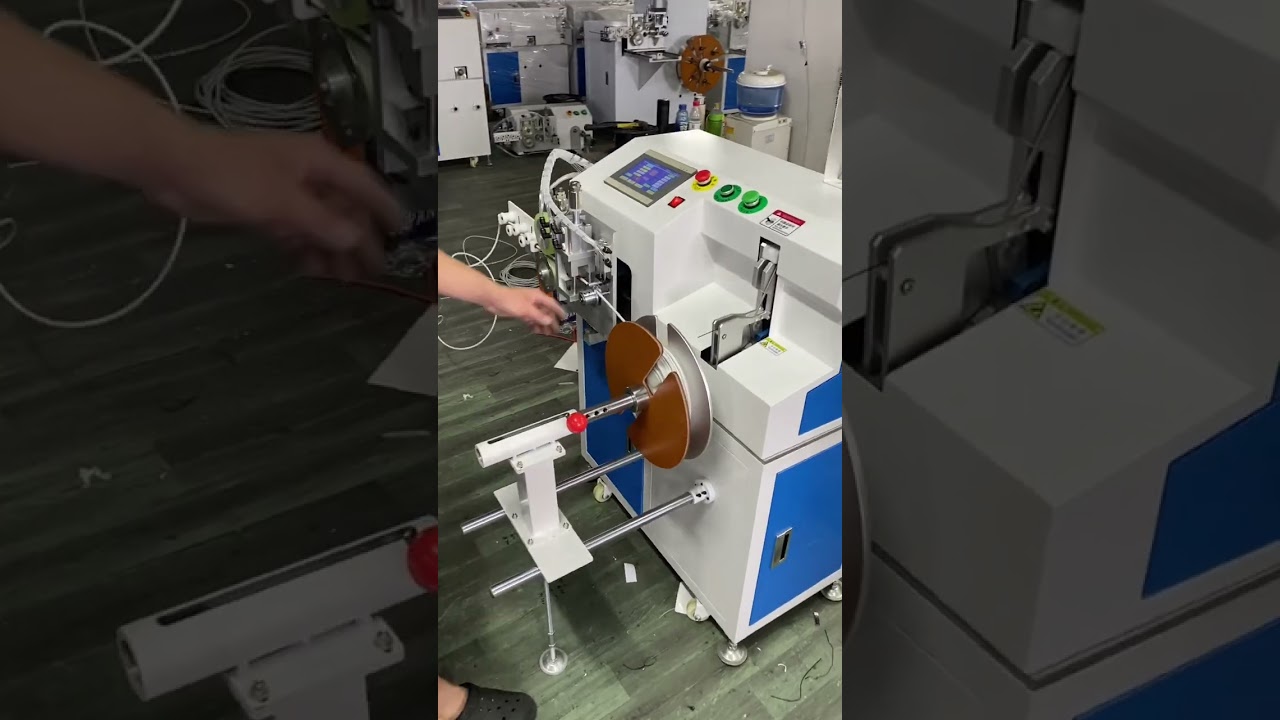 Floor Standing Metering & Tying Wire Winder Accurate & Convenient for Shielded & Power Cords#factory