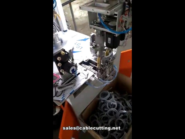 Automatisk kabelvikling og -bunting med kabelbåndmaskin